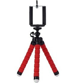 Resim Springsun Tripod Cep Telefonu Tripod Mini Esnek Sünger Ahtapot Şekilli Tripod Akıllı Telefon Kamera Büküleb Kırmızı 