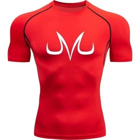 Resim Snapbuy Erkekler Jiu Jitsu Rashguard T-shirt Boks Mma Spor Anime Baskılıkahverengi Kahverengi 