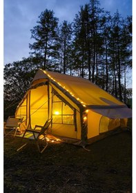 Resim Robo 6 Kişilik 4 Mevsim Şişme Kamp Çadırı (Oxford 210T UPF>40 Kumaş, -40 °C'ye Kadar Kullanım) 