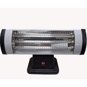 Resim ERKOL Erkor Portatif 3'lü 1500 W Quartz Elektrikli Mini Isıtıcı Üç Çubuklu Devrilme Emniyetli 