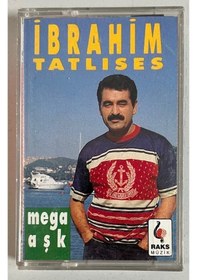 Resim Ibrahim Tatlıses Mega Aşk Kaset Orjinal Dönem Baskı 