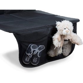 Resim LIONSTRONG Küçük Siyah Çocuk Koltuğu Altlığı, Su Geçirmez Polyester, ISOFIX Uyumlu, Alman Üretimi 