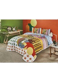 Resim Taç Çift Kişilik Pike Takımı Noemi Sarı 