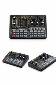 Resim Voltico Profesyonel Live Sound Card | Canlı Yayın, Oyun ve Kayıt İçin Ses Mikseri 