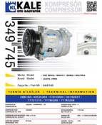 Resim KALE Fiat Klima Kompresoru Fiat Brava Bravo I Marea - 349745 