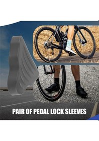 Resim Yol Bisikleti Kilit Kılıfları Taban Koruyucu Klipsiz Ayakkabı Kılıfı Uyumlu Jokmae Çok Renkli 