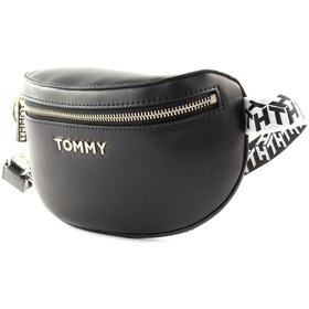 Resim Tommy Hilfiger Iconic Tommy Bumbag Kadın Bel Çantası Black - Black / STD 