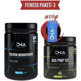 Resim Dna Nutrition Fitness Paketi - 2 Creatine 500 G + Big Pmp Pre-workout 240 G 