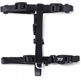 Resim Solid Color H-Type Harness - Black / Xs 