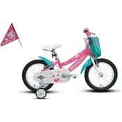 Resim Carraro Moggy Kız Çocuk Bisikleti 220h V 16 Jant Pembe Beyaz Turkuaz Çok Renkli 