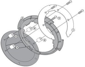 Resim Kappa BF12K Depo Üstü Çanta Bağlantı Aparatı (KTM) 