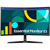 Resim Samsung Essential S3 LS27D366GAUXUF 27 İnç 4 ms Full HD Curved 100 Hz Monitör Siyah 