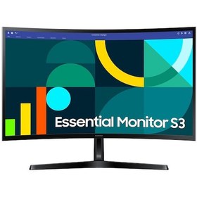 Resim Samsung Essential S3 LS27D366GAUXUF 27 İnç 4 ms Full HD Curved 100 Hz Monitör Siyah 