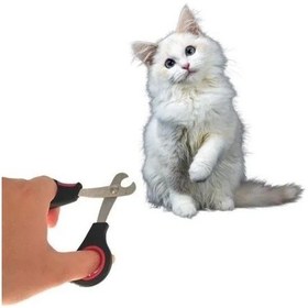 Resim Ergonomik Çelik Uçlu Evcil Hayvan Tırnak Makası, Kaymaz Tasarım 0 
