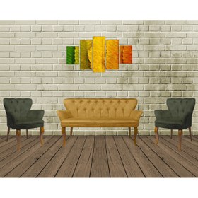 Resim Mert Concept Ahşap Ayak Koltuk Takımı 
