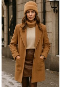 Resim Remsa Kadın Yünlü Peluş Bere Rkş-1146 Camel Camel 