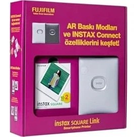 Resim Peri Store Square Link Beyaz Akıllı Telefon Yazıcısı Bundle Box 