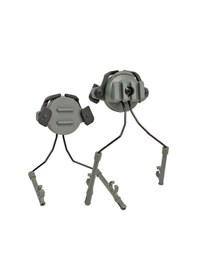 Resim Tenfowee Askeri Yeşil Alüminyum-nilon Kulaklık Ray Adaptörü, Kask Raylı Tutucu, Taktik Kulaklık Destek Aparatı Haki 