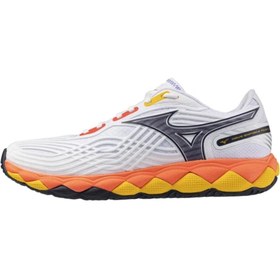 Resim Mizuno Wave Enforce Tour 2 AC Erkek Tenis Ayakkabısı Beyaz / Turuncu 
