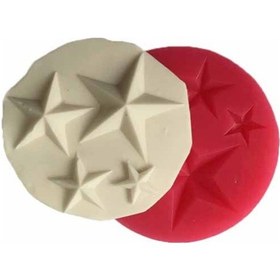 Resim Dörtlü Yıldız Silikon Kalıp 