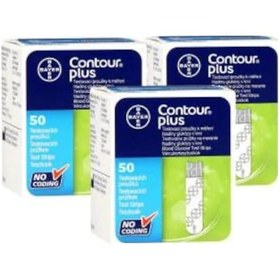 Resim Contour Plus Kan Şekeri Ölçüm Stribi 3 Kutu 150 Adet 