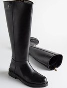 Resim GULT Kadın Siyah Binici Diz Altı Çizme Siyah 