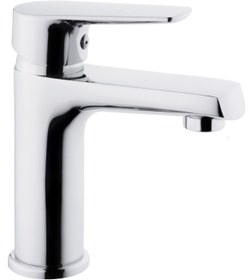 Resim EYM Tema Zenn Banyo Lavabo Bataryası Musluk Krom 
