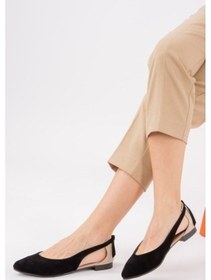 Resim Fox Shoes Siyah/Ten Kadın Babet H726324002 Siyah - Ten Rengi 
