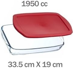 Resim Paşabahçe Kırmızı Kapaklı Borcam Seti 4 Lü 