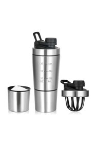 Resim Mihristore Çelik Shaker Sporcu Suluğu Protein Shaker ve Smoothie Matarası ( 700 ml ) Kişiye Özel İsim Baskılı 