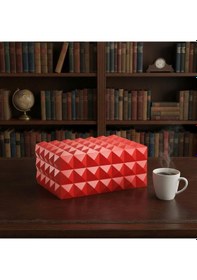 Resim Quasar Design Humidor Puro Kutusu Mat Kırmızı 80's 