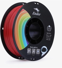 Resim Creality Ender Pla+ Filament Kırmızı 1.75mm 1kg 