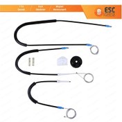 Resim Renault Kangoo MK2 2007-2021 Citan W415 İçin Ön Sağ Cam Kriko Set 