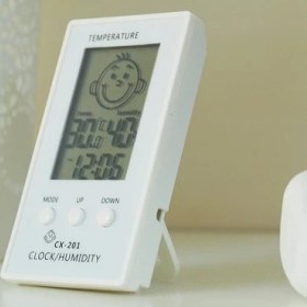 Resim Tekno İstanbul Çocuklar Için Iç Mekan Termometre ve Nem Ölçer Beyaz 