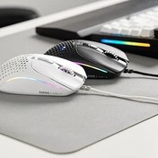 Resim Glorious Model I 2 Kablolu Beyaz Oyuncu Faresi: 9 Programlanabilir Düğme (2 Değiştirilebilir), 66 g Süper Hafif, 26k Optik Sensör, 80 Milyon Tıklama Ömrü, MMO/MOBA/FPS, Yan Yüz Baş Parmak Desteği 