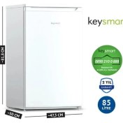 Resim Mini Buzdolabı Key 9010 S (Arçelik Markası) 