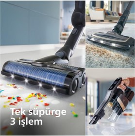 Resim Philips Aquatrio Plus 3 In1 Silme,süpürme,emme Fonksiyonlu Lcd Ekran Dikey Şarjlı Süpürge 9000 Serisi 