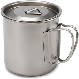 Resim Konesam Titanyum Matara 400ml - Hafif Ve Dayanıklı, Ev Ve Doğa Kamp, Yürüyüş, Piknik Kullanıma Uygun Gümüş 