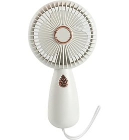 Resim Robeve Mini Vantilatör Şarjlı Yüksek Fan Gücü Tutmalı Fan Mini 