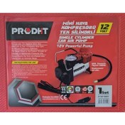 Resim Prodht Mini Hava Kompresörü Tek Silindirli 12 Volt 