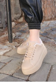 Resim tomıross Tomiross-Carol Kadın Poli Taban Bağcıklı Spor Sneaker Ayakkabı CRL-2810 