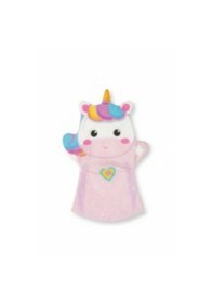Resim Toys2you Büyük Boy Keçe El Kuklası - Unicorn Beyaz - Lila - Pembe - Siyah 