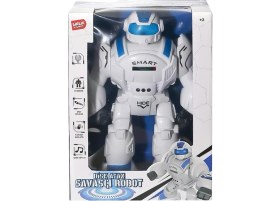 Resim Birlik Oyuncak Uzaktan Kumandalı Full Fonksiyonlu Disk Atan Savaşçı Robot Mavi 27115 