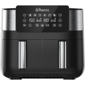Resim Ultenic K20 Airfryer, Çift Bölmeli Fritöz, 8 Litre Xxl, 2850 W, Siyah 