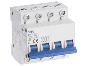 Resim Oag 4X20A 3ka Otomatik Grup Sigorta 4 Kutuplu 