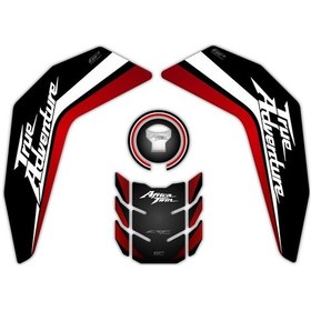 Resim Gp Kompozit Honda Africa Twin 2016-2019 Uyumlu Tank Pad Seti Kırm (522066455) 