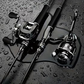 Resim 2 adet Karbon Fiber Lure Balıkçılık Çubuğu Seti ile 13 Aksesuar - Orta Hızlı Eylem, Sağ El, Siyah, Takılabilir Tasarım, Balıkçılık Tutkunları İçin İdeal, Şükran Günü, Noel, Babalar Günü Hediyeleri İçin Mükemmel, Balıkçılık Ekipmanları | Modern Balıkçılık Çubuğu | Dayanıklı Balıkçılık Çubuğu, Balıkçılık Çubukları, Profesyonel Balıkçılık Çubuğu, Nehir İçin Balıkçılık Çubuğu, Balıkçılık Ekipmanları, Balıkçılık Çubuğu Tam Set, Döner Çubuk, Orijinal Balıkçılık Çubuğu 