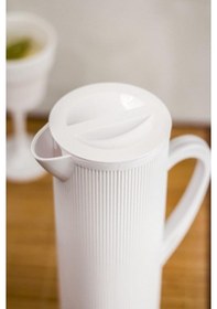 Resim Akrilik Barok 1,5 Lt Beyaz Sürahi Çok Renkli 