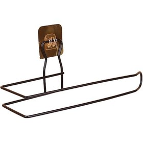 Resim Havluluk - Paslanmaz Çelik Siyah Kaplama, Lavabo Ve Mutfak Kullanımına Uygun, Duvar Veya Tezgah Montajlı Havlu Tutacağı 