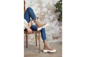 Resim Elisha Butik Venüs Vizon Renkli Hakiki Deri Kadın Postal 